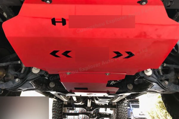 4WD Red Steel Engine Bottom Guard for Ranger T9 Engine Protection Bash Plate Skid Plate Accessories for Ranger T9