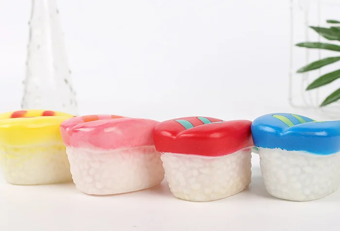 wholesale pet dog puppy toy vinyl japanese food fish suqeaker toy sound toy for pet dog puppy