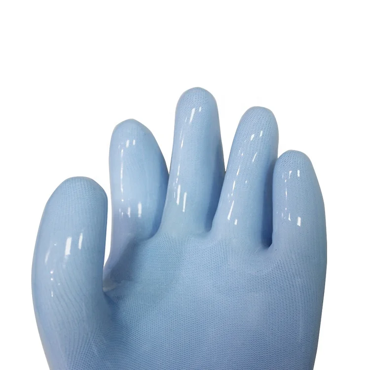 Extra Long Multi Purpose Heat & Cold Resistant Liquid Silicone Gloves For Slicing Shredding Meat And Washing Dishes