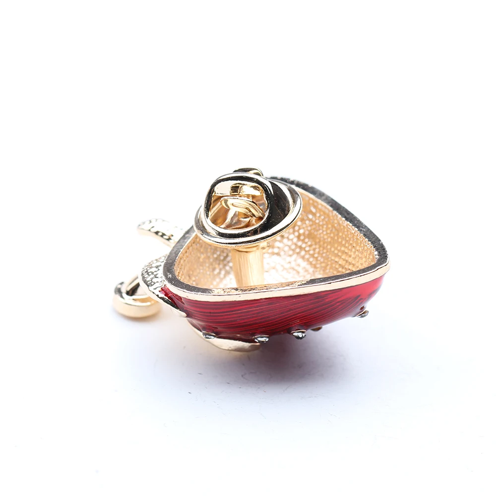  YANYI Lovely Red Strawberry Brooch With Diamond Oil Drop And Spiny Horse Needle Jewelry