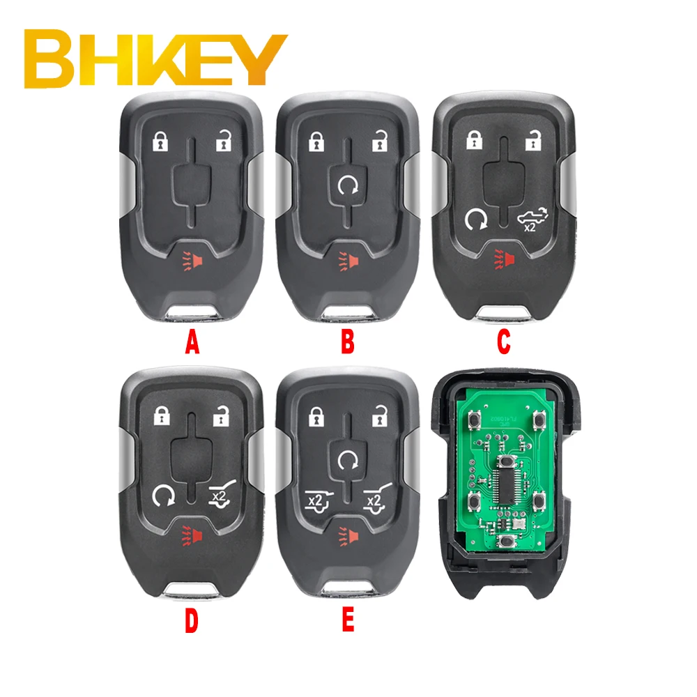 For 2017-2020 Chevrolet Suburban GMC Acadia 3B 4B 5B 6B Smart Remote Car Key Fob 433Mhz HYQ1EA 46 Chip