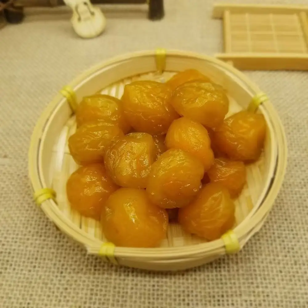 Honey Yellow Preserved Plum Dry and Syrup Processed Elegant Style