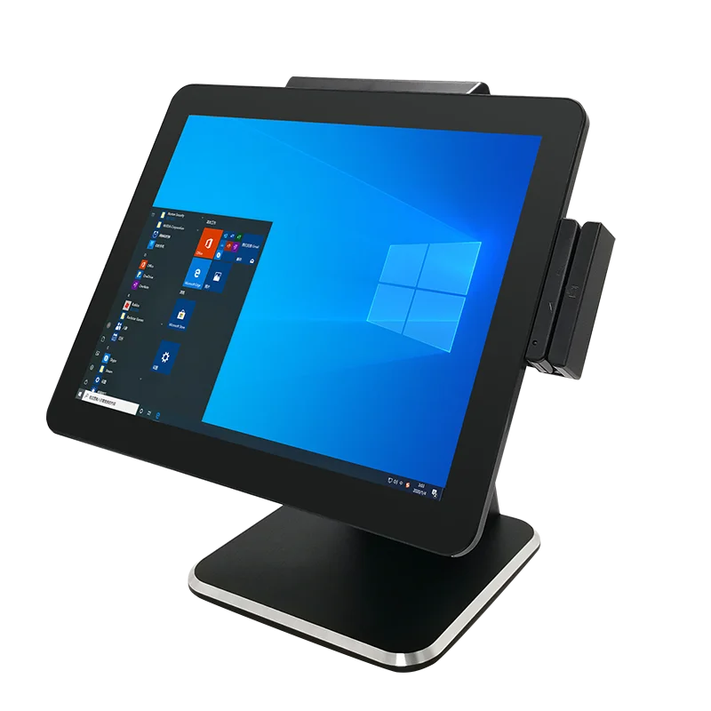 Розничная продажа 15 6 дюймов Android Win электронный сенсорный терминал Pos кассовый аппарат все в одной системе