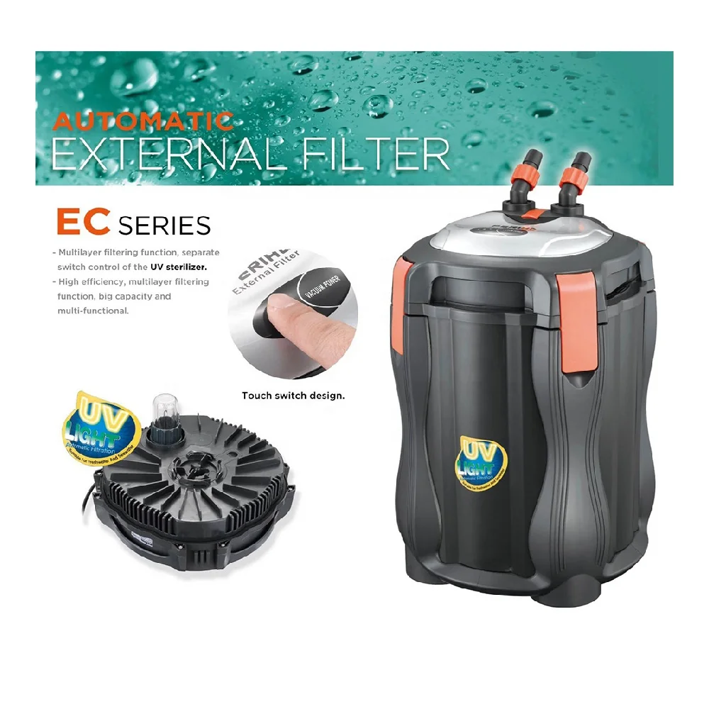 Periha горячая Распродажа EC-800U 20 Вт EC-1000U 25W EC-1200U 45 EC-1500U 50 аквариум внешний фильтр канистра для аквариума