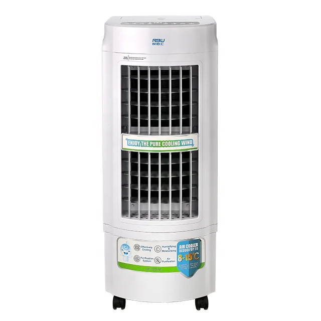 100W AC evaporative USB rechargeable air cooler fan with 20L detachable water tank