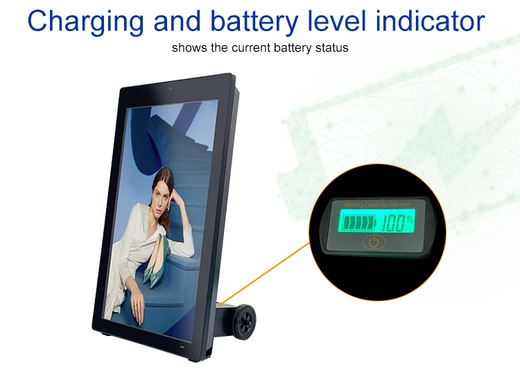 High Brightness Power Lcd Screen Sunlight Readable Vertical Advertising Sign Lcd Display Outdoor Waterproof Digital Poster