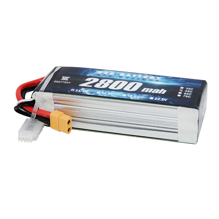 Ebattery ZYE lipo battery 2800mah 2600mah 2500mah 2s 3s 4s rechargeable battery pack for remote control vehicle