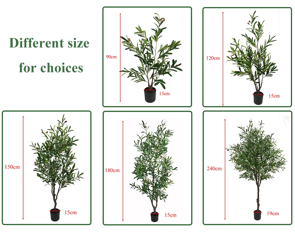 Nearly Natural Olive tree Small 1meter 6 ft Large Artificial Plants Outdoor 9 Feet 8 Ft 2 m Big Potted Faux Olive Tree