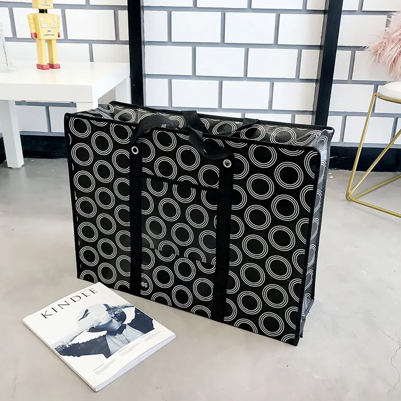 Home Organization Large Capacity Waterproof Moving Bag Non woven Quilt Blanket Clothing Storage Bags