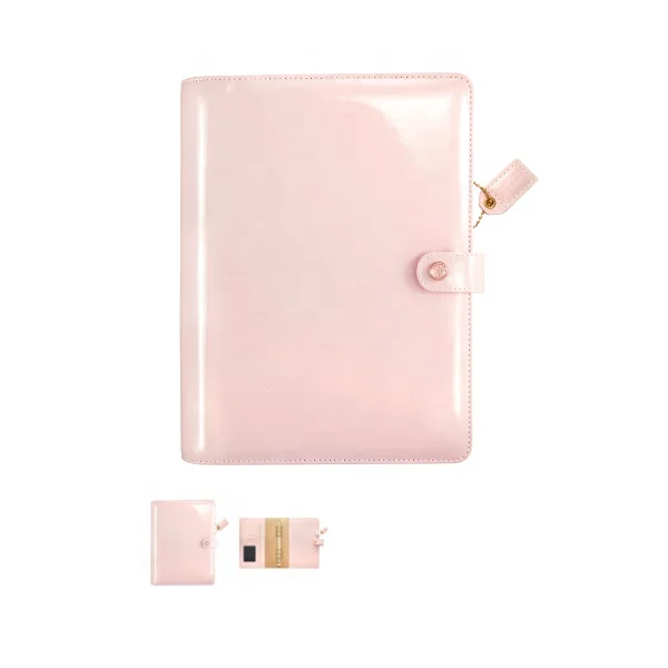 Cute Leather Planner Agenda A5 Ring Binder Traveler Diary Notebooks School Planners Filofax