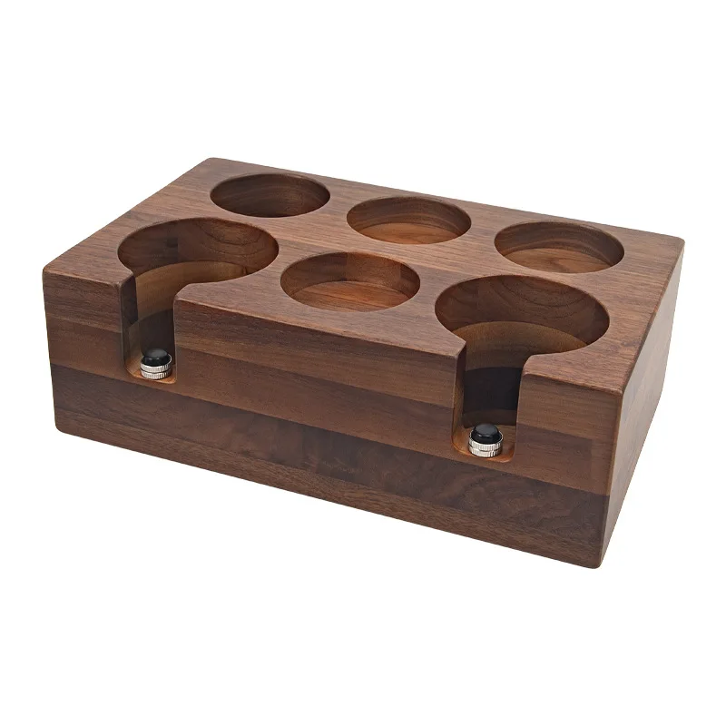 Индивидуальные инструменты для кофе, инструмент для распределения эспрессо, Tamper, 51 мм, 53 мм, 58 мм, деревянный держатель для кофе