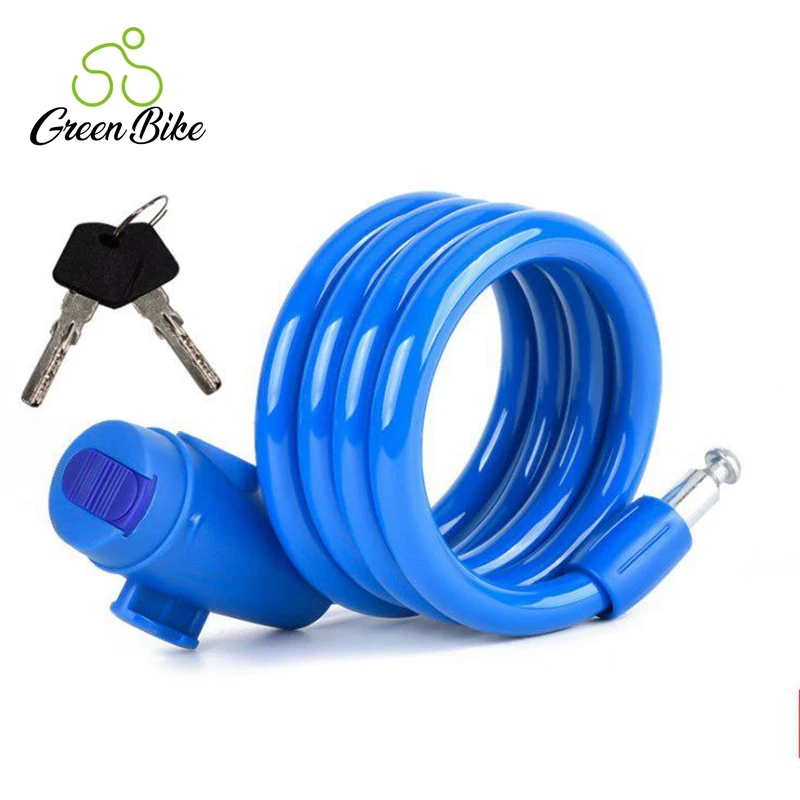 Велосипедный замок с защитой от кражи, Электрический одиночный замок на шлем, стальной замок с паролем для горного велосипеда