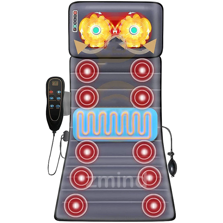 adjustable bed with mattress with massage shiatsu massage mattress heating multifunction massage cushion