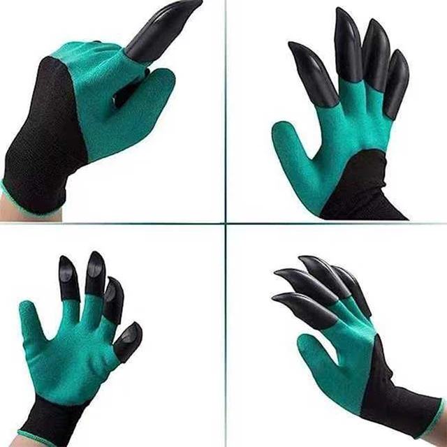 Wholesale High Quality Guantes Planting Working Fingertips Waterproof Latex Safety Foam Garden Gloves With Claws