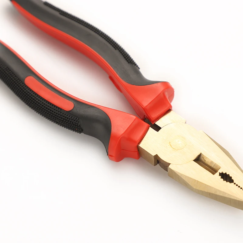 Factory direct wholesale plastic handle combination Insulated electrician lineman pliers