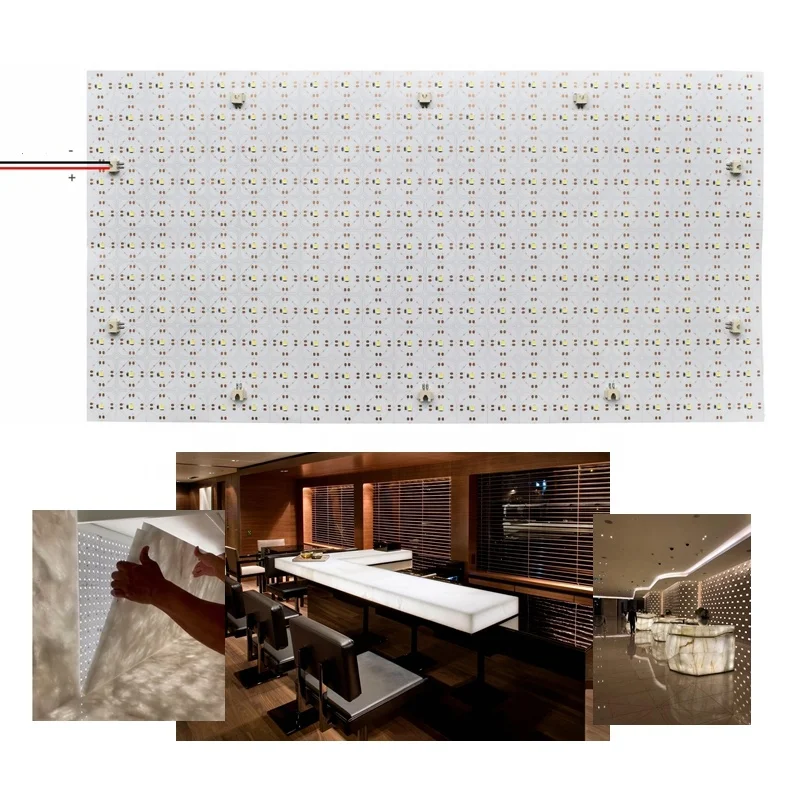 242leds Ultra Thin LED Sheet Under Countertop Onyx Stone Backlight Strips Flexible Sheet LED Panel