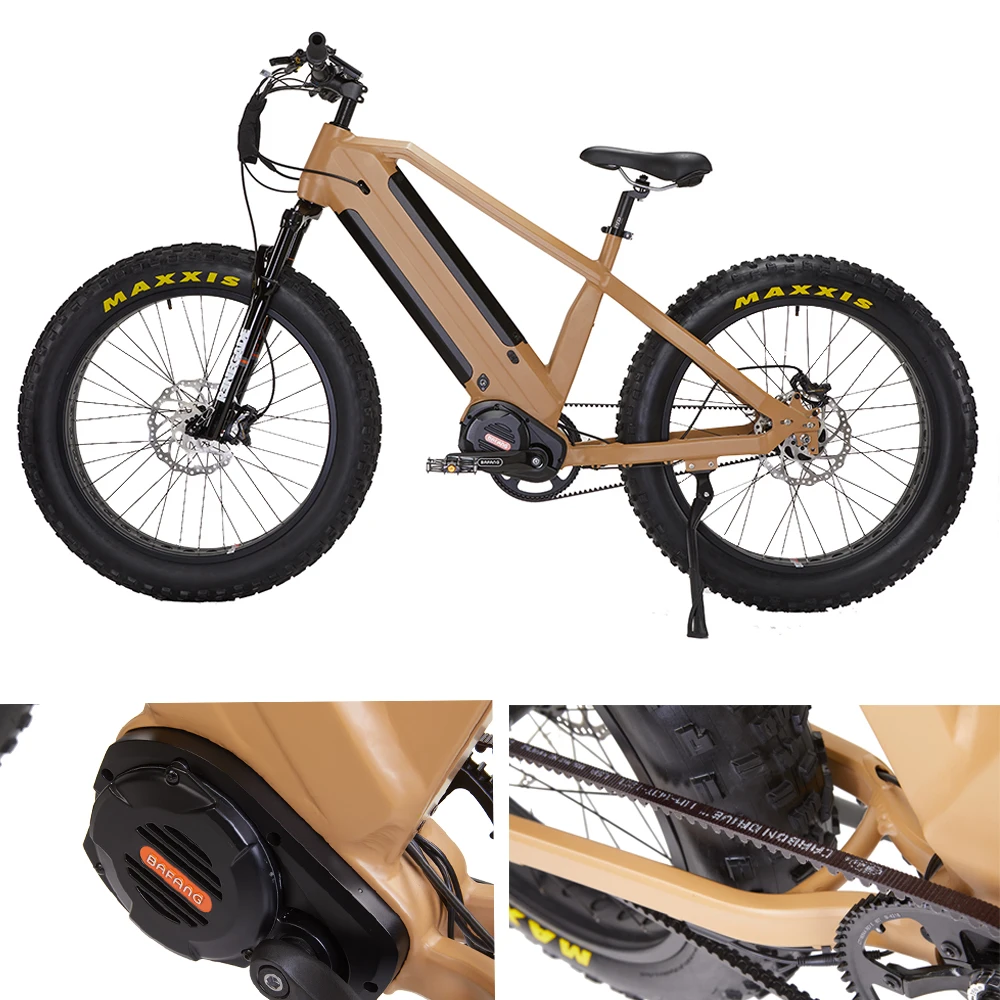 MD750 Warthog ebike double 2 batteries electric fat bike with 8fun motor M620 ebike direct factory