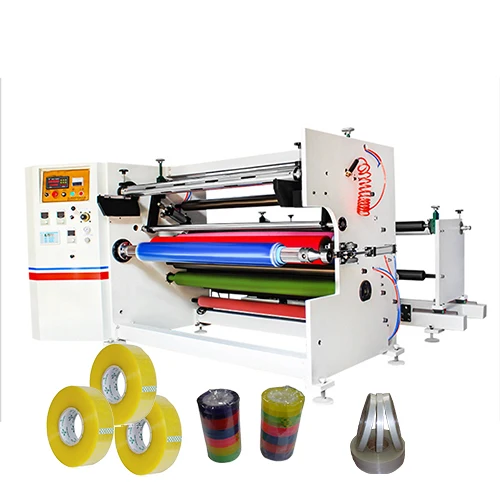 KDA106 Automatic Tape adhesive tape rewinder machine red white barricade tape