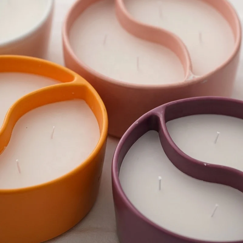 Factory Direct support meanwhile Selling wax candle Ceramic Jar Candles for Home Scented Candle Gift for Women