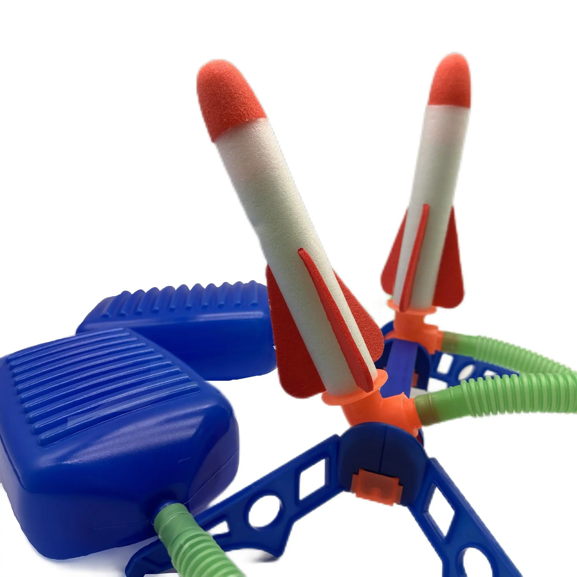 Hot Selling Foam Stomp Launcher Rocket Toy Out Door Rocket Launches Flying Toys EVA Soft Elastic Outdoor Leisure Toy For Kids