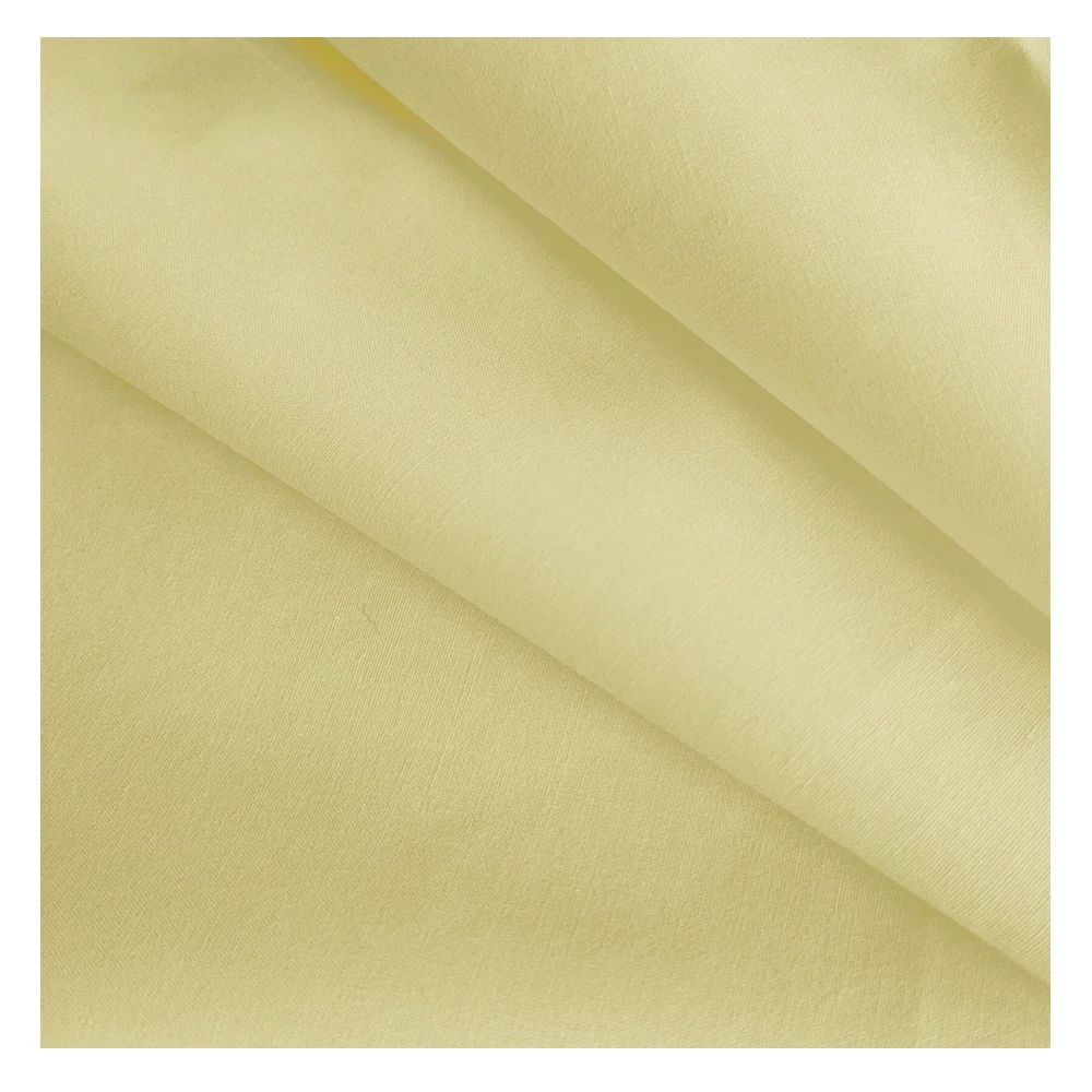 High quality woven fabric CVC 65%cotton 35%polyester 105gsm plain weave For dress ining Pocket work wear uniform overcoat cheap