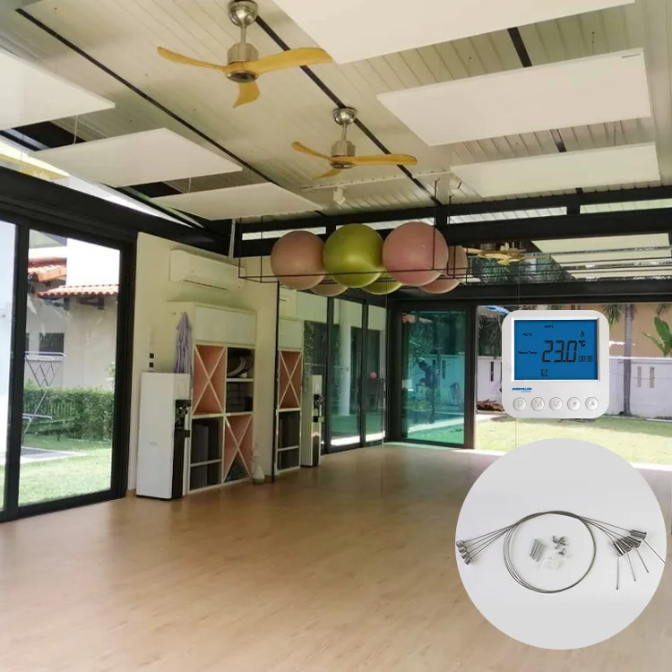 hot yoga studio far infrared heater panel ceiling mounted panel