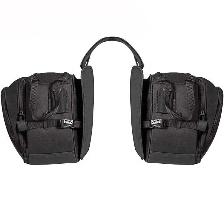 
Customized Universal Reinforced Cordura Halley Travel Bag Motorcycle Saddlebag for Sports Bikes 