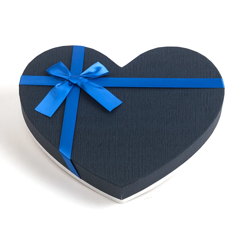 Wholesale Romantic Heart Shaped Paper Cosmetic Candle Decorative Gift Paper Box Wedding Favor Boxes