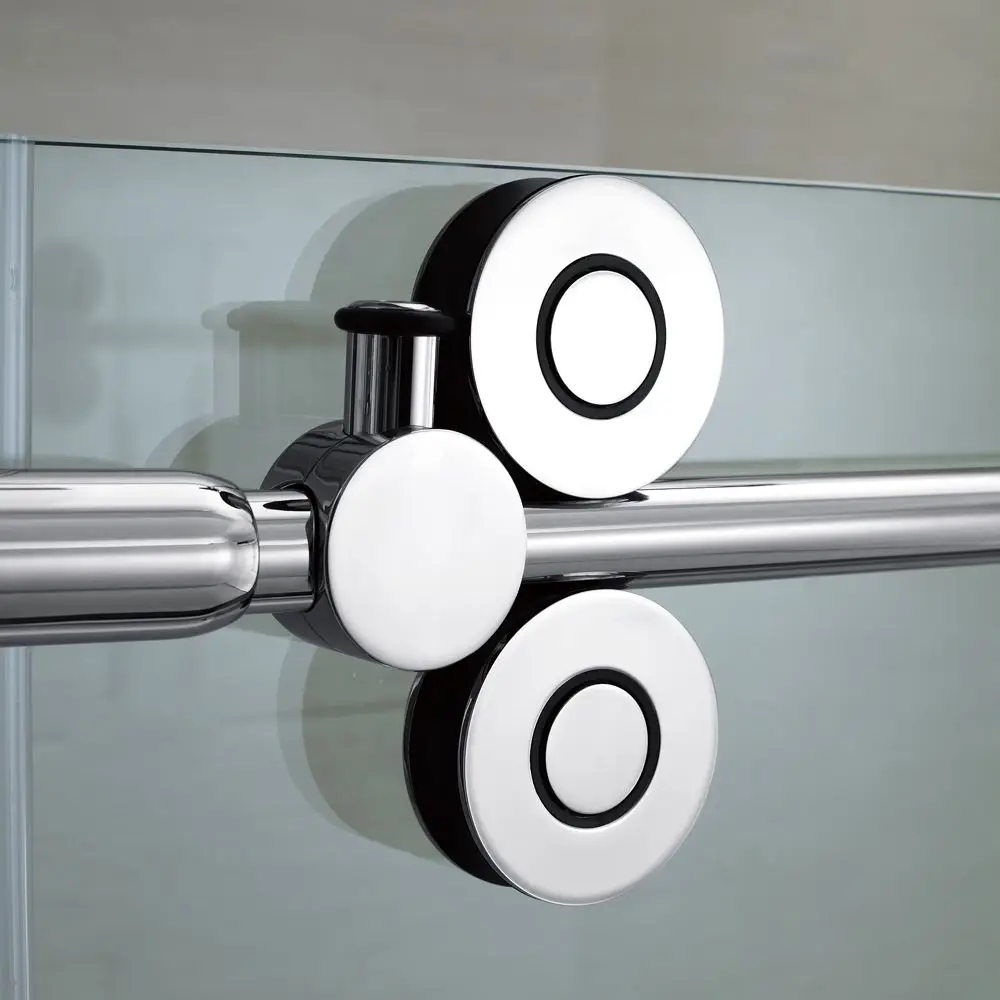 Kamali acrylic curved glass shower screen extend bubble plastic sliding keystone glass bathroom entry dreamline shower door