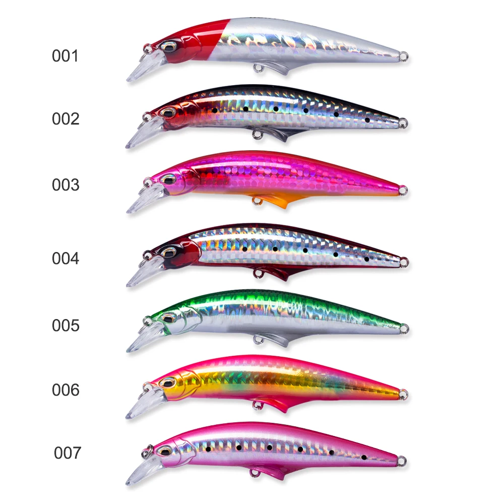 95mm 120mm Flatfish red head crank bait fishing sinking minnow Factory oem blank clear sinking Lure