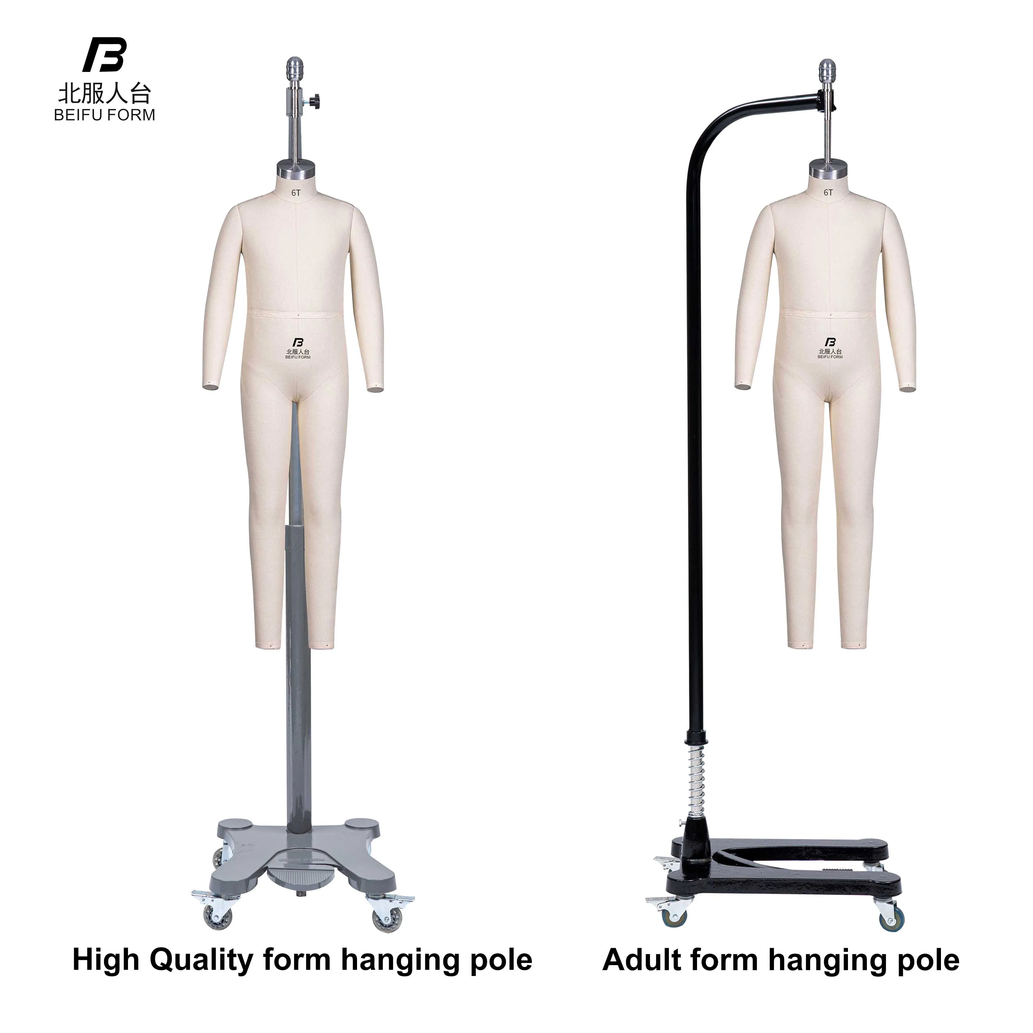 Beifuform children dummy EU size 6T full body kids dress form mannequin for dressmaker designer fiberglass sewing models