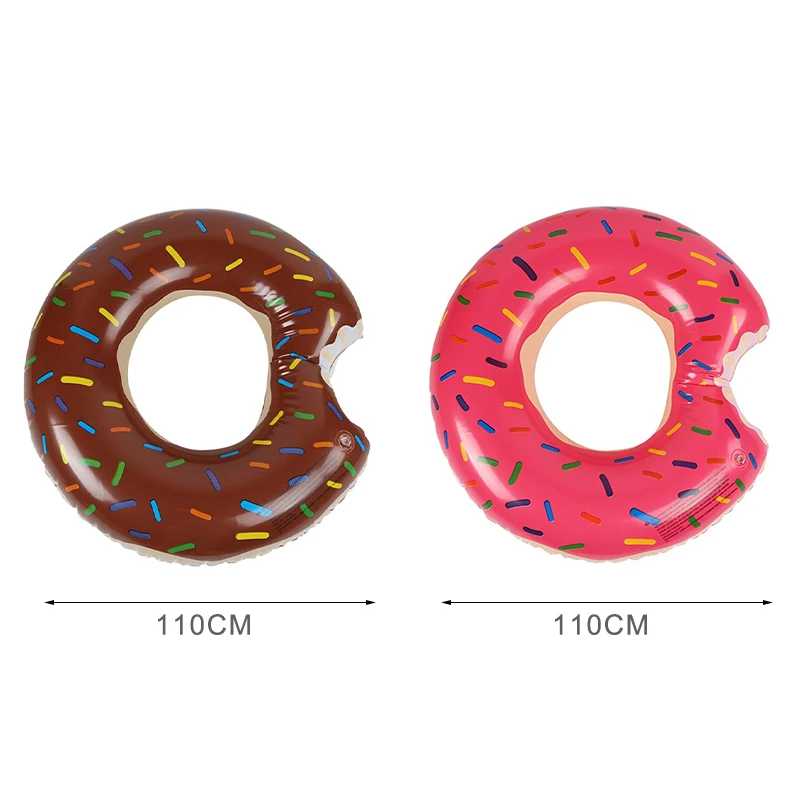 Hot Sales China Manufacturer Donut swim ring PVC Inflatable Baby Swimming Pool Float Circle Ring Party Toys for Adults