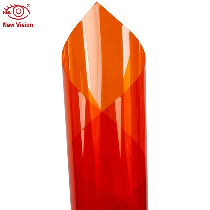 Self-Adhesive PET Colored Transparent Glass Decorative Window Tint Film