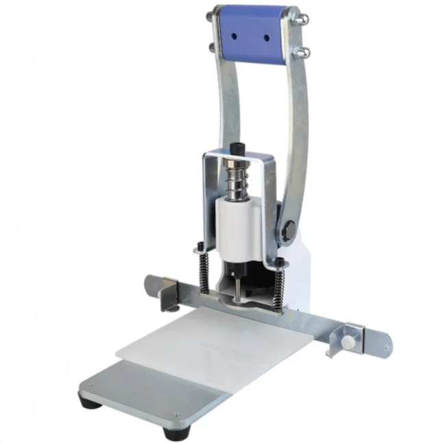 manual tag paper single hole punching machine