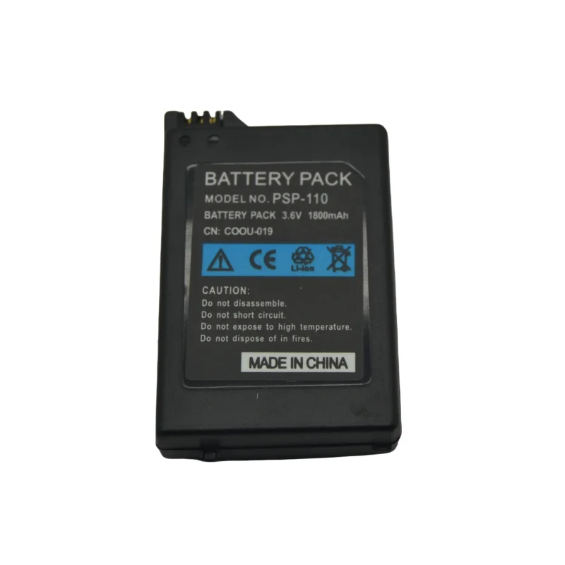 Li-ion Polymer Battery 3.6V 1800mAh 2400mAh 3600mAh Game Battery Replacement for PSP1000 PSP 1000 1001 1002 PSP-110