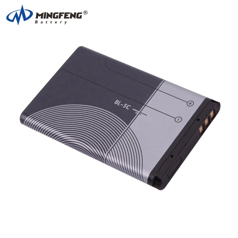 Низкая цена BL-5C 3,7 v 1200/1020 мА/ч, длительное время работы в режиме ожидания батарея для nokia BL 5C 6108