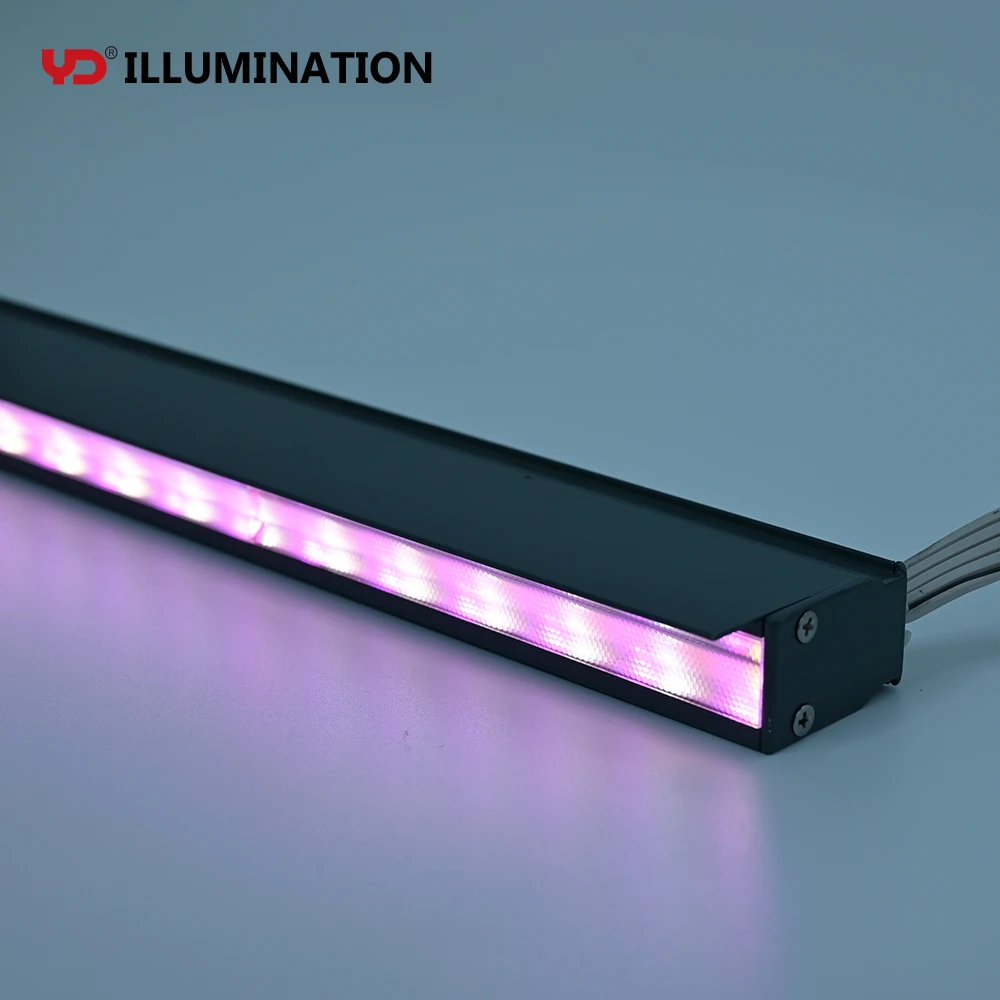 Mono color 12w DC24V led linear bar for outdoor building facade lighting