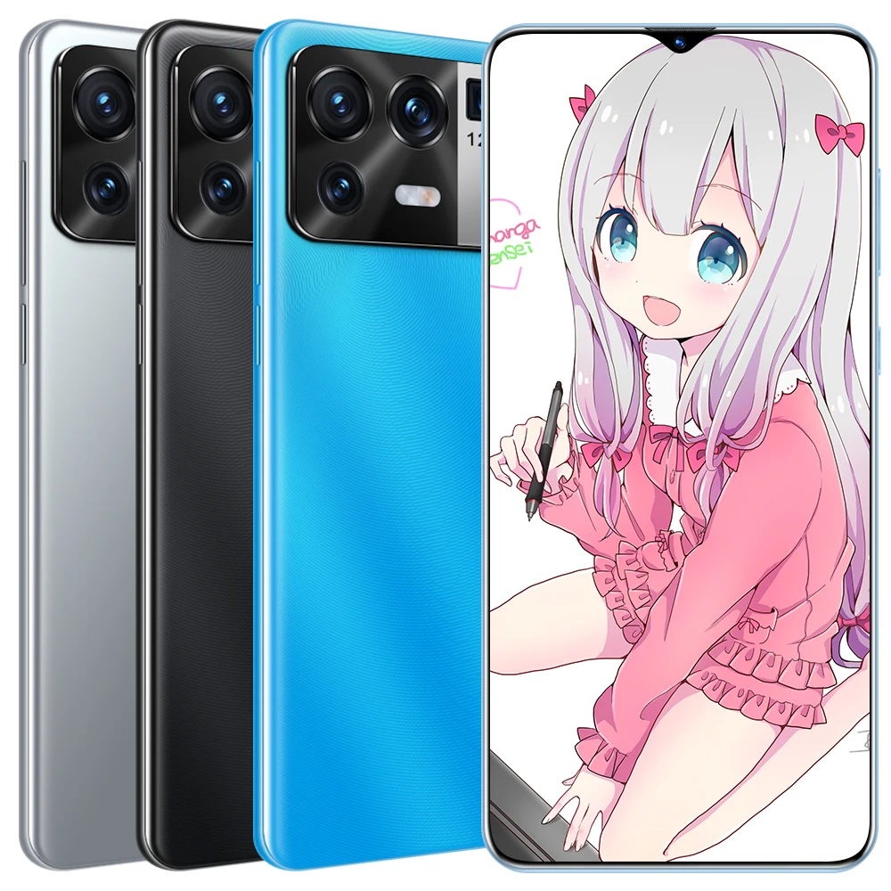 Ready to ship M12Pro 6.7 inch 1440*3200 MTK6889 Android11 Smartphones 16GB+512GB 5G Cellphones 6800mAh Mobile Phone