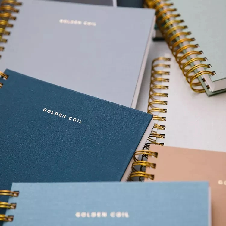 Blank Cover Paper Planner School Student Popular A5 Custom Binder Stationery Spiral Binding Notebooks