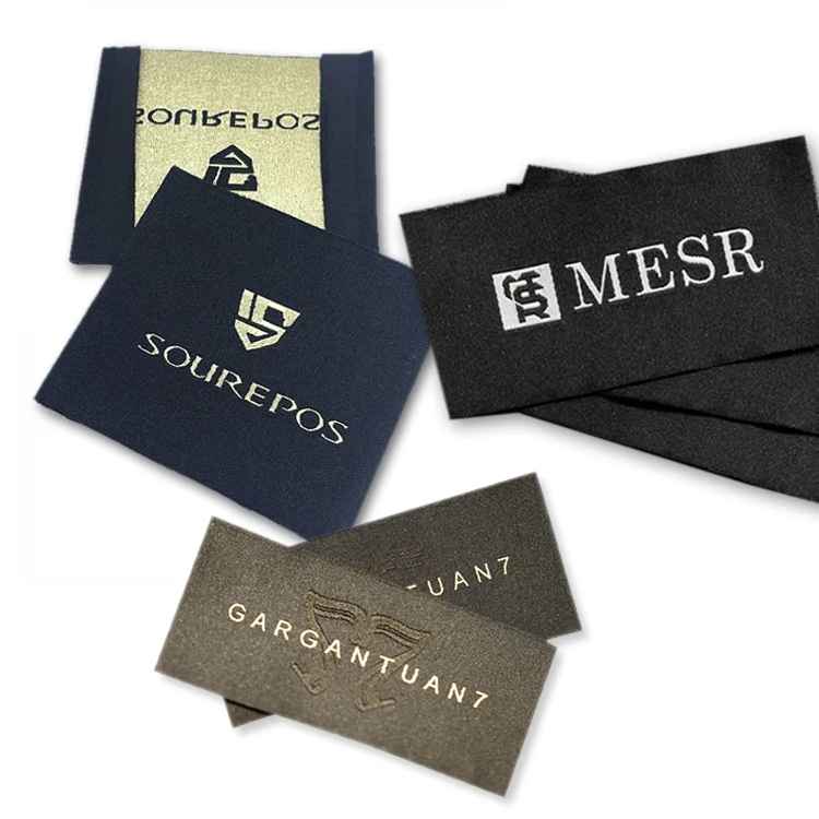 Cheap Price Custom Brand Name Cloth Garment Damask Woven Labels for Clothing