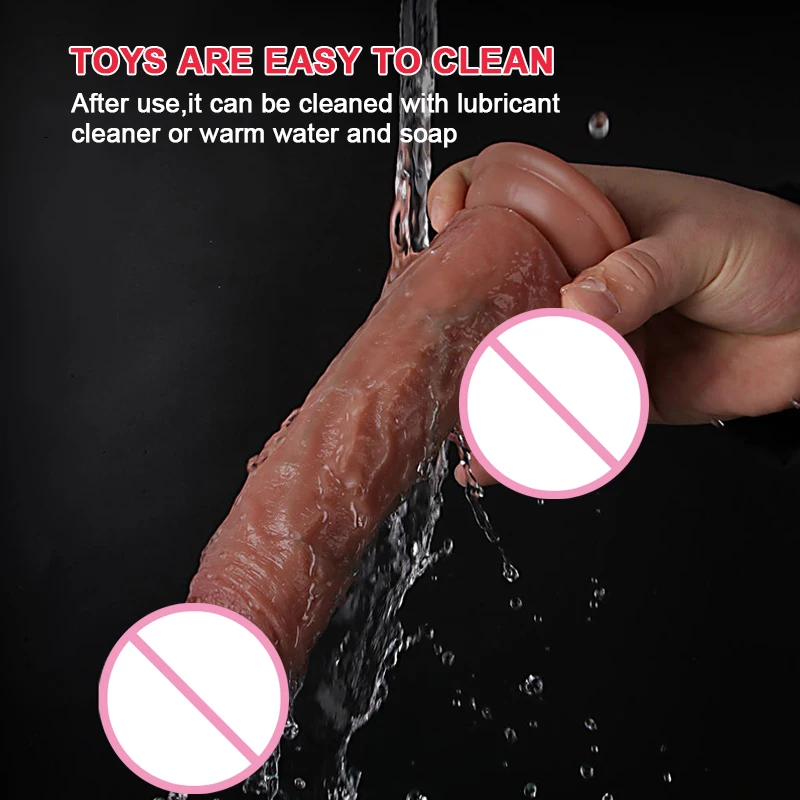 Soft Realistic Dildo Large Silicone Penis Vagina Suction Cup Anal Butt Plug Massage Adult Sexy Toys For Woman Sex Shop