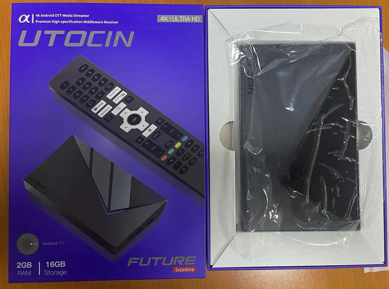 Set-top box android 11 amlogic s905w2 4k 3d smart iptv box with dual wifi support OTA upgrade