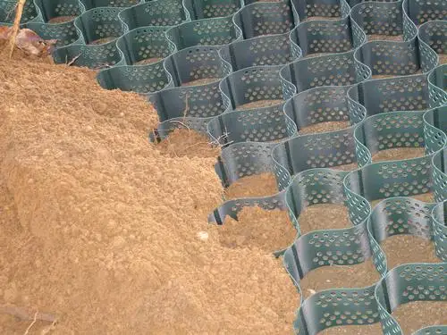 geocell retaining walls geocell grass paver made in China
