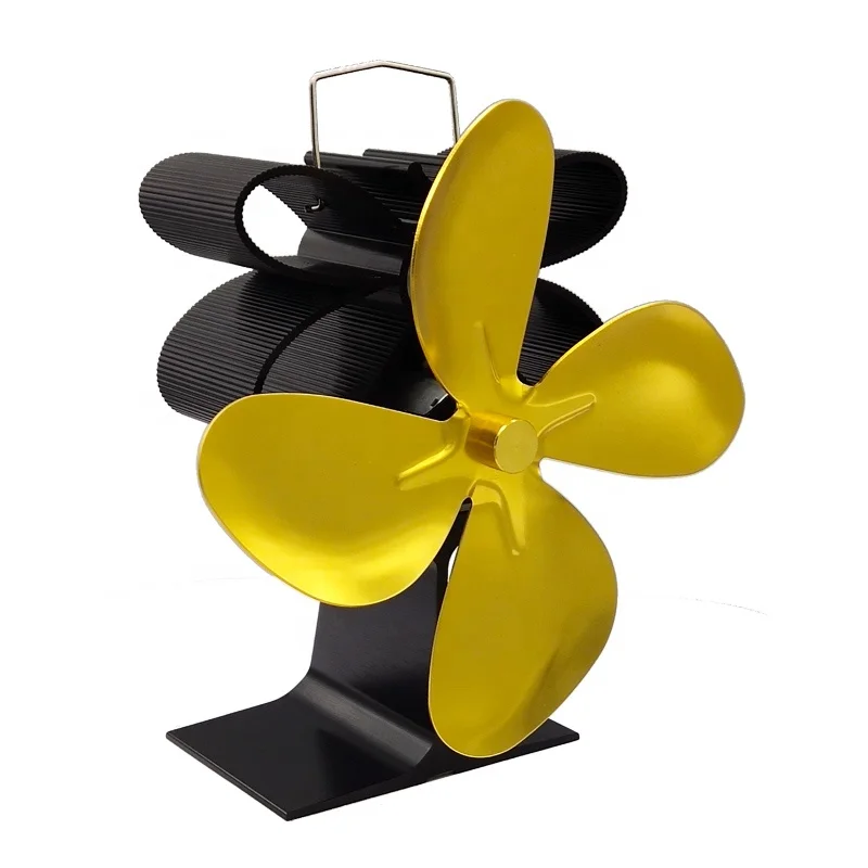 Factory supply 2021 new product Honeybee 4 blades Fireplace fan