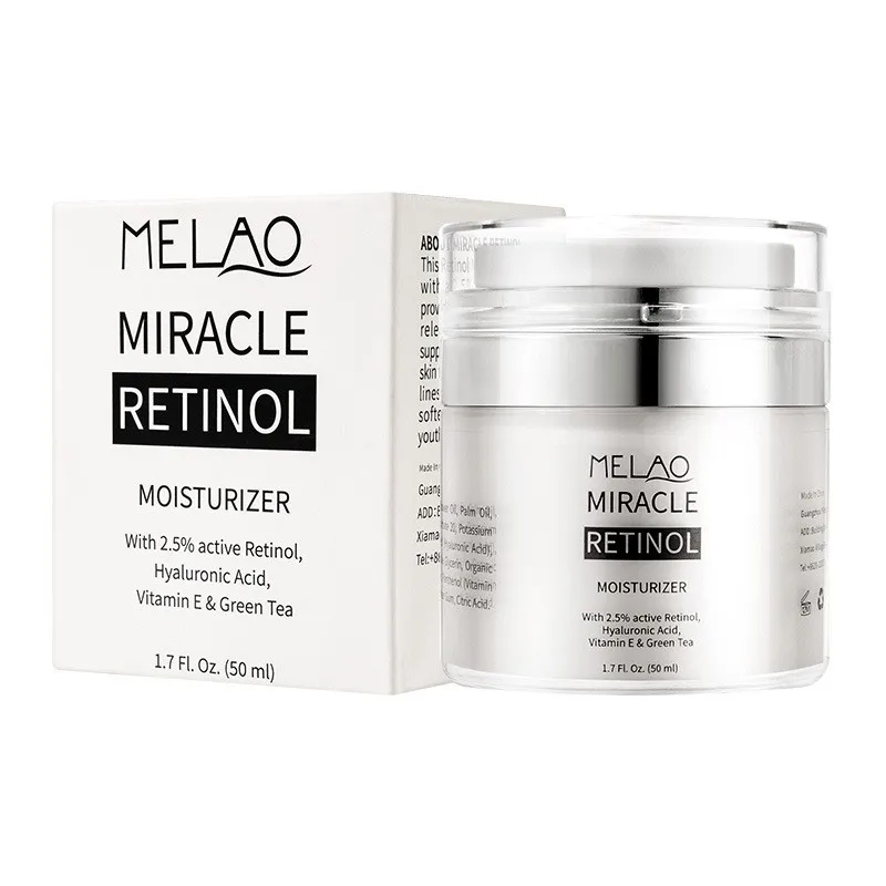 MELAO Retinol увлажняющий крем для лица Корейская Витаминная Антивозрастная формула уменьшает морщины тонкие линии лучший дневной и ночной