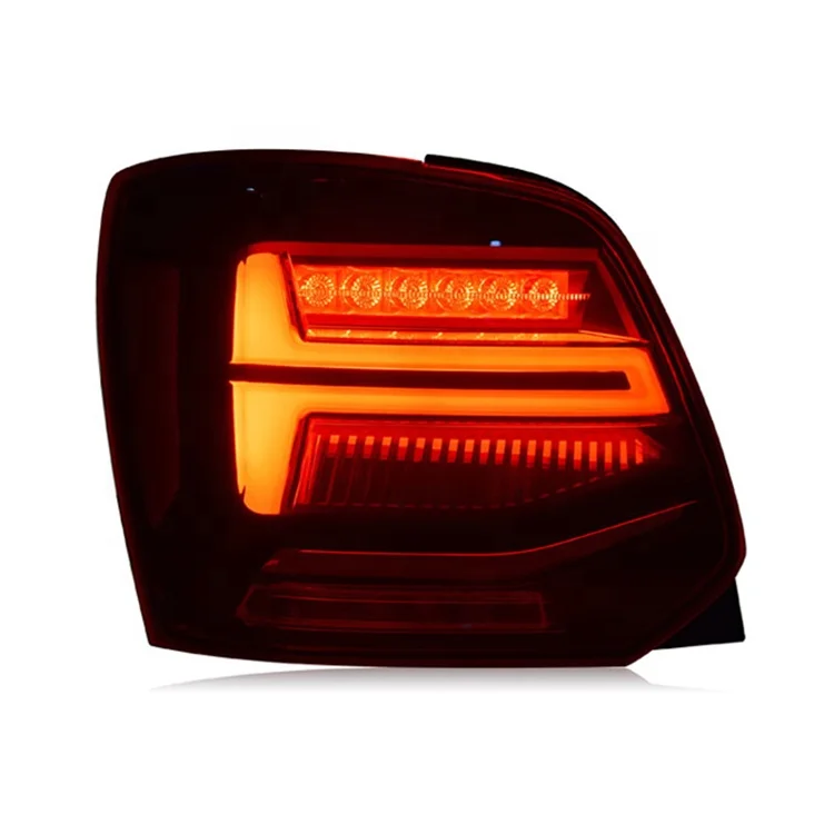 Wholesales 2021 Full Led Tail Light For Vw Polo Reversing Light Fog Lamps Warning Lamp