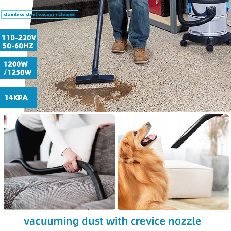 Eako EC813-20L высокое качество с конкурентоспособной ценой экстрактор Мокрый сухой пылесос для уборки пола