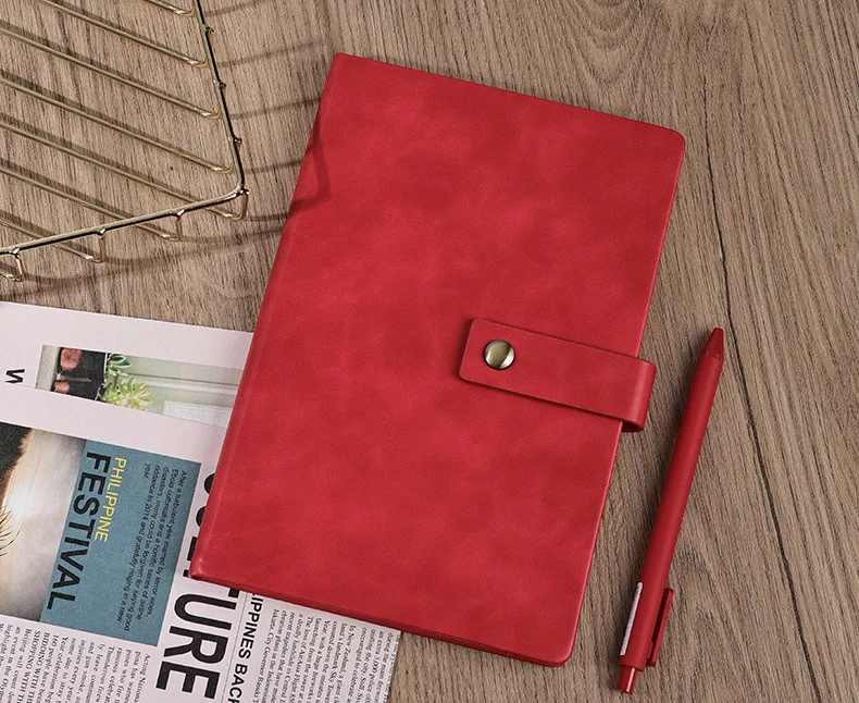 Simple A5 Notebook Thickened B5 Notepad For Primary And Middle School Students Classroom Book Printed Logo With Magnetic Buckle