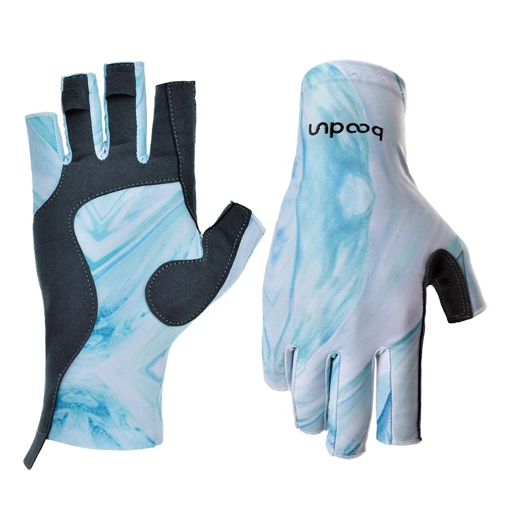 Outdoor Fishing Sun Gloves Men Women Outdoor Fishing Protection Anti-slip Half Finger Sports Fish Equipment Angling Gloves