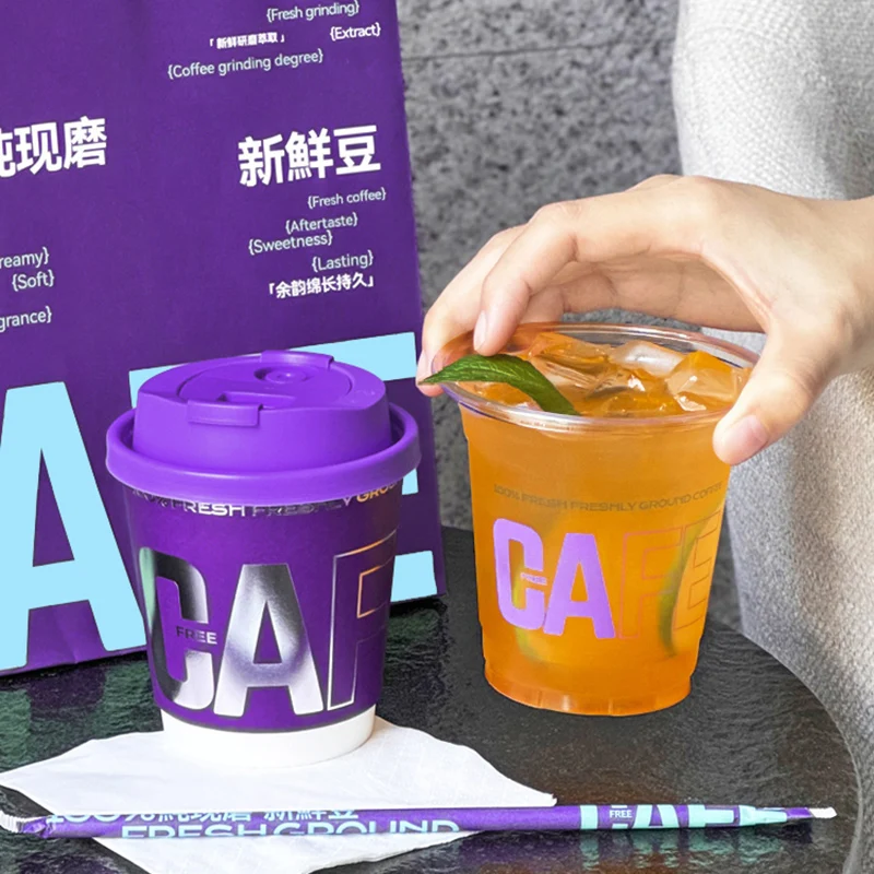 Shirong Custom Printed clear 9 12 16 20 24 32 oz PP PET Transparent Disposable Plastic Cup with Lid Boba Bubble Milk Tea Cup